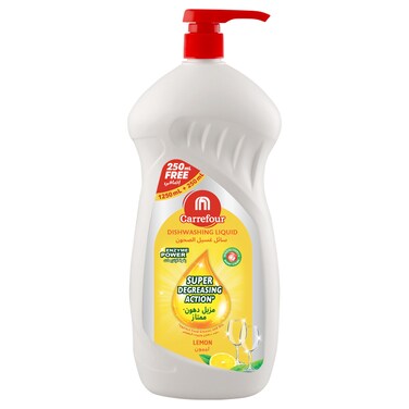 Carrefour Dishwashing Liquid Lemon 1.5L