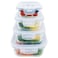 Jura Square Shaped Food Container Set 4 PCS