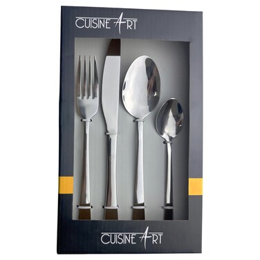CuisineArt Chloe Stainless Steel Cutlery Set Silver 16 PCS
