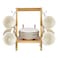 Shallow S&amp;A Tea Cup and Saucer Set with Bamboo 180ml 12 PCS