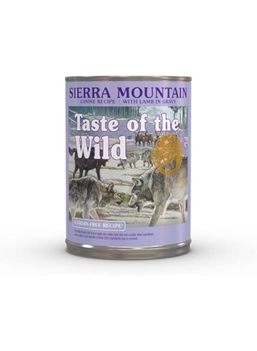 Taste of the Wild Sierra Mountain Canine Formula With Lamb In Gravy 390G Ir