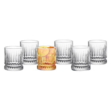 كويزين آرت إيفا طقم أكواب زجاجية قصيرة، 310 ملل، 6 قطع