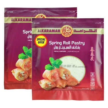 الكرامة  رقائق سبرينغ رول 160 غرام حزمة من 2
