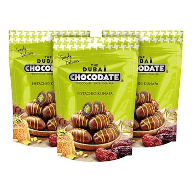 Chocodate Chocolate Covered Date with Pistachio Kunafa 80g Assorted