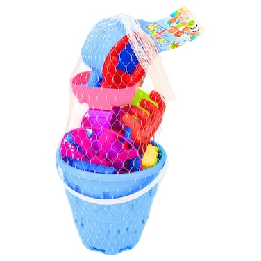 Beach Toys with Bucket and Accessories Assorted