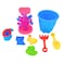 Beach Toys with Bucket and Accessories Assorted