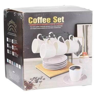 Ceramic Cup and Saucer Set SD-43866-P