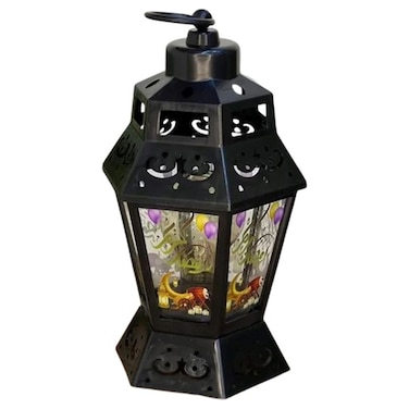 Plastic Decorative LED Lantern AD-32076-P 13x25cm