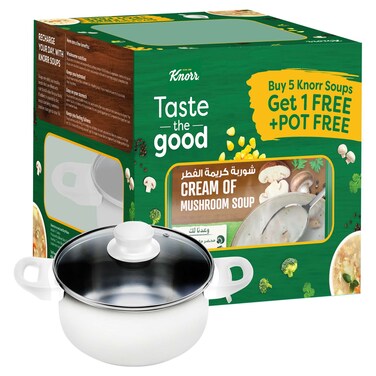 Knorr Cream of Mushroom Soup with Cooking Pot 53g Pack of 6