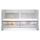 Bosch Series 4 French Door Bottom Freezer Refrigerator KFN96VPEAG Chrome Inox 605L