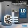 Beko Upright Freezer 313 Litres Gross(286 Net) Capacity, Single Door,No Frost,Low noise,10 Years Warranty on ProSmart Inverter Compressor,RFNE360X(Inox