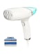 Gywjioy Clothes Steamer,Compact and foldable Handheld Steamer,for Clothes Travel Steamer with Fast Heat-up Detachable Water Tank Bue ，Handheld Garment Steamer(White)