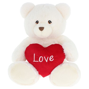 Keel Toys Harry Bear with Heart Cream 75cm