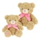 Keel Toys Keeleco Bear with Pink Heart Ribbon 18cm