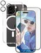 Panzerglass Care 3-In-1 Bundle For Apple iPhone 16 Pro 6.3" 2024, Panzerglass Screen Protector + Clear Hard Case With MagSafe + Lens Protector, Full 360&deg; Drop &amp; Scratch Protection, Clear Set