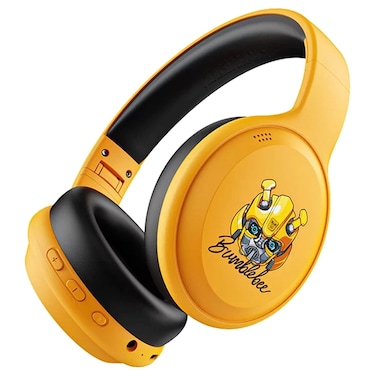 Transformers Bumble Bee Truly Wireless Bluetooth Over-Ear Headset TFG06, Yellow