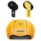 Transformers Truly Wireless Bluetooth In-Ear Earbuds with Charging Case TFT06, Yellow