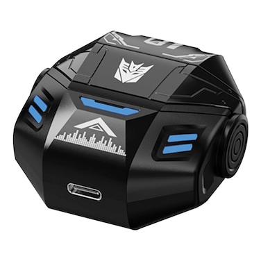 Transformers Truly Wireless Bluetooth In-Ear Headphones with Charging Case TF-T36, Black