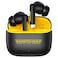 Transformers Bumble Bee Truly Wireless Bluetooth In-Ear Earbuds with Charging Case TFT39, Black