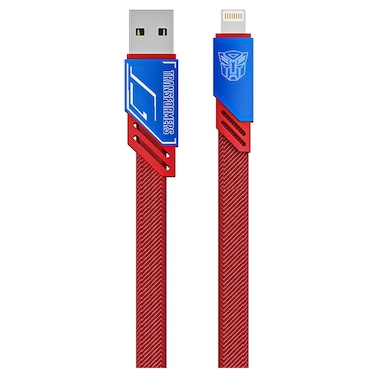 ترانسفورمرز كابل  USB-A إلى Lightning لمزامنة البيانات والشحن TFA10، أزرق، 1.5 متر