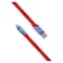 Transformers USB-A to USB-C Data Sync and Charging Cable TF-A08, Blue and Red, 1.5m
