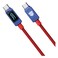 Transformers USB-C to USB-C PD Data Sync and Charging Cable TF-A18, Blue and Red, 1m, 100 W
