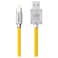 Transformers Bumble Bee USB-A to USB-C Data Sync and Charging Cable TFA01, Yellow, 1.5m