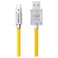 Transformers Bumble Bee USB-A to USB-C Data Sync and Charging Cable TFA01, Yellow, 1.5m