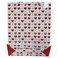 Heart Printed Paper Gift Bag Medium White