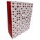 Heart Printed Paper Gift Bag Medium White