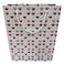 Heart Printed Paper Gift Bag Medium White