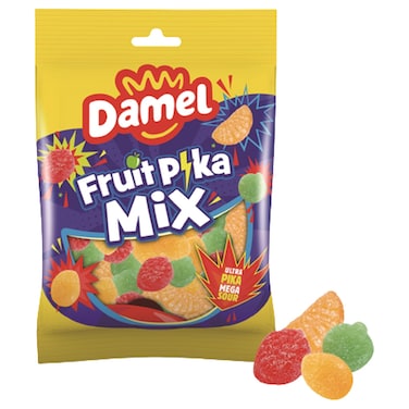 Damel Gummies Fruit Pika Mix 80g