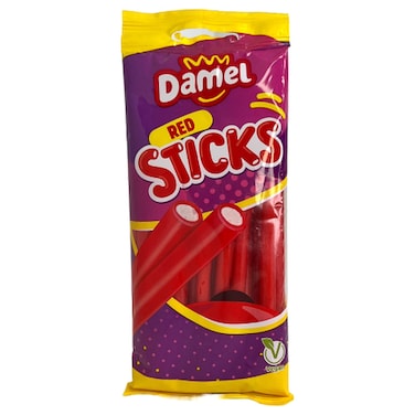 Damel Gummies Red Sticks 90g