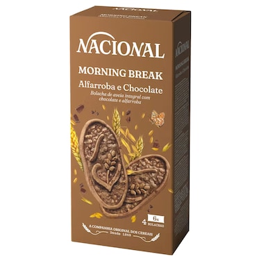 Nacional Morning Break Carob and Chocolate Cookies 300g