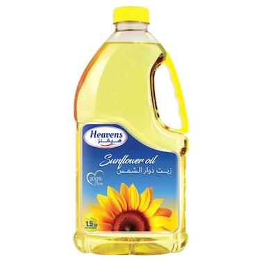 Heavens Sunflower Oil 1.5L Pack of 2