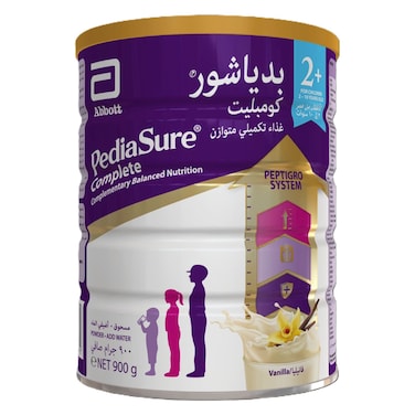 Pediasure Peptigro System Complete Balanced Nutrition Food, Vanilla, Stage 2+, 2-10 Years, 900g