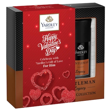Yardley London Eau De Toilette and Body Spray Valentine&#39;s Gift Set for Men 100ml+150ml