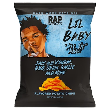 Rap Snacks Lil Baby All In Flavoured Potato Chips 71g