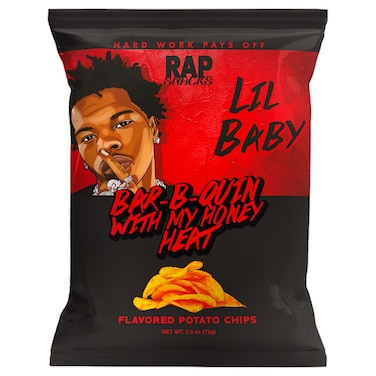 راب سناكس ليل بيبي بار بي كوين رقائق بطاطس  مع ماي هوني هيت فلايفوريد  بنكهة 71 غرام