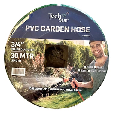 تيك ستار خرطوم حديقة بلاستيكي بطول 30 متر 4 قطع