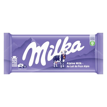 Milka Alpine Milk Chocolate Bar 98g