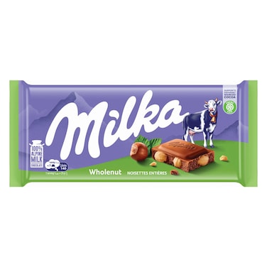 ميلكا شوكولاتة  بالجوز الكامل 85 غرام