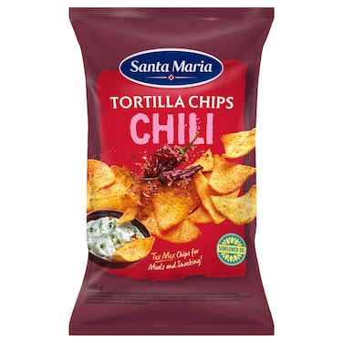 Santa Maria Tortilla Chips Chili 185g