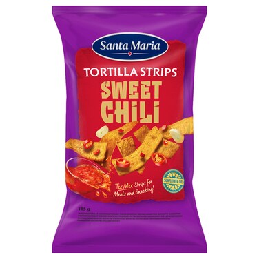 Santa Maria Tortilla Strips Sweet Chili 185g