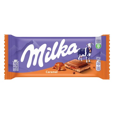 Milka Caramel Chocolate Bar 100g