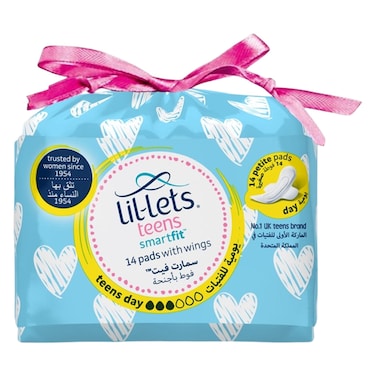 Lil-lets Smartfit Teens Pads with Wings 14 Pads