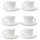 Luminarc Opal Tea Cup and Saucer Set 220ml 12 PCS