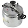 Home Maker Aluminium Pressure Cooker Silver 6L