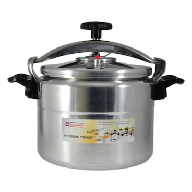 Home Maker Aluminium Pressure Cooker Silver 6L