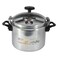 Home Maker Aluminium Pressure Cooker Silver 10L